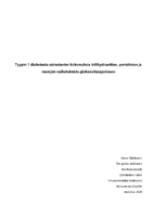 Tyypin 1 diabetesta sairastavien kokemuksia hiilihydraattien, proteiinien ja rasvojen vaikutuksista glukoositasapainoon